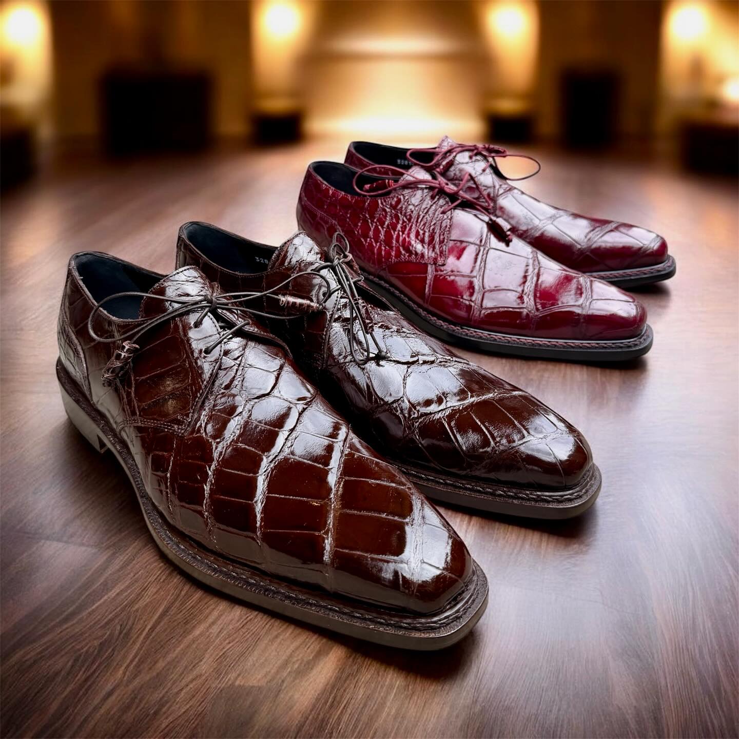 Mauri 3281 Alligator Dress Shoes - Cellini Uomo 