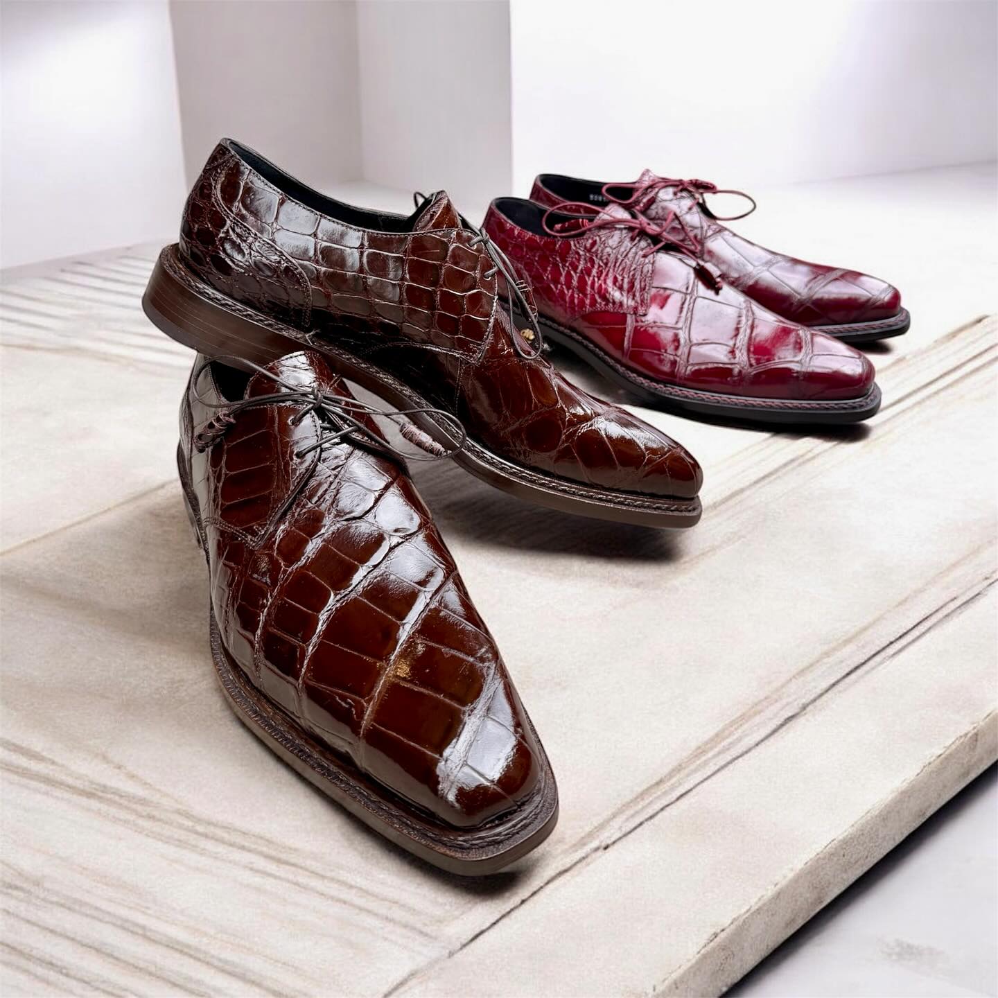 Mauri 3281 Alligator Dress Shoes - Cellini Uomo 