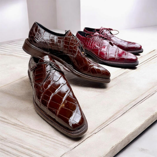 Mauri 3281 Alligator Dress Shoes - Cellini Uomo 