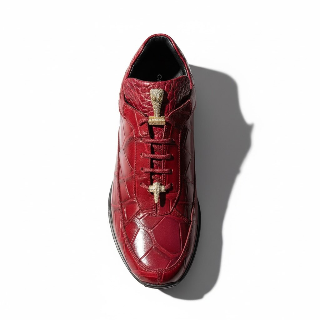 Mauri 8900 Alligator Casual Sneakers - Cellini Uomo 