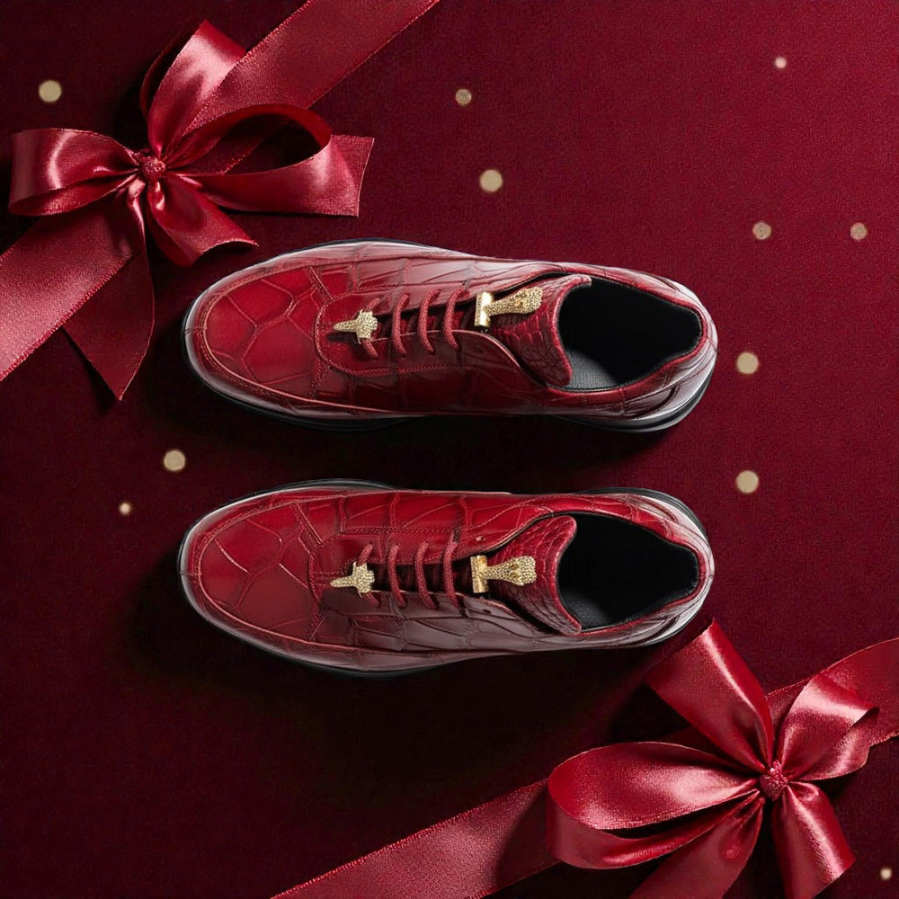 Mauri 8900 Alligator Casual Sneakers - Cellini Uomo 