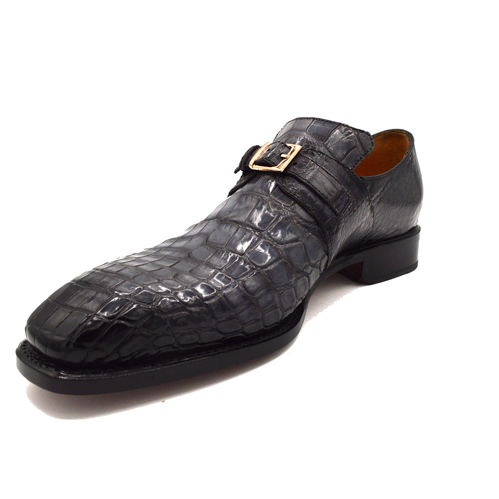 Sheriff Collection Grey Alligator Dress Shoes 2379-2002