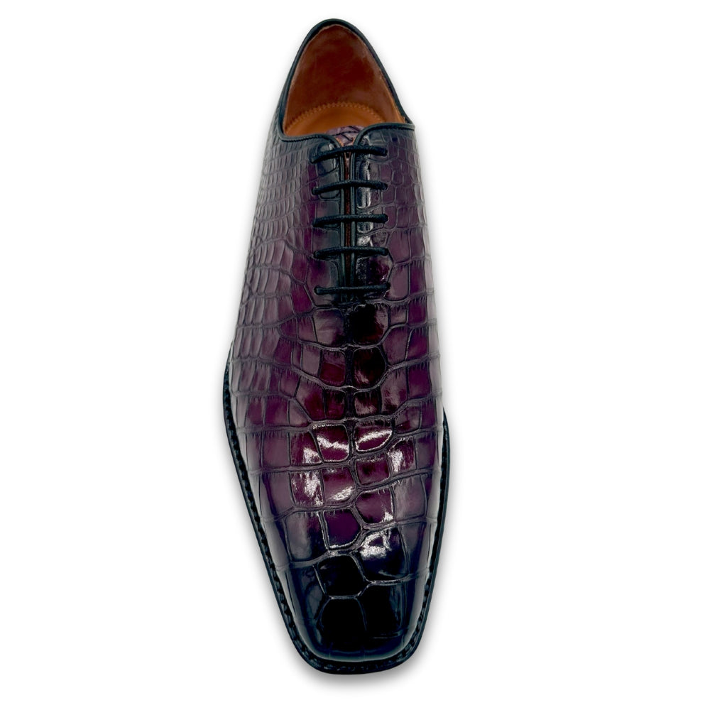 Sheriff Collection Purple Wholecut Alligator Dress Shoes 1505-2002 13 Sheriff Collection Purple Wholecut Alligator Dress Shoes 1505-2002 13