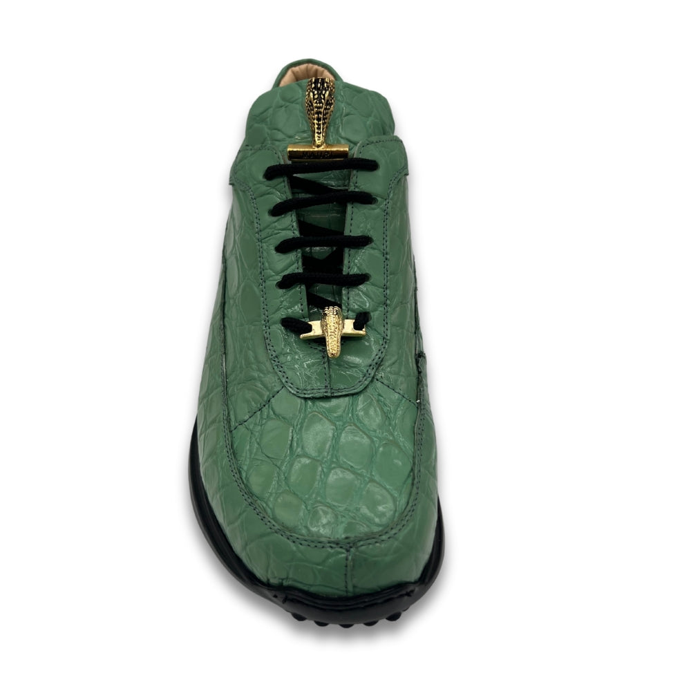 Mauri 8900 Alligator Mint Green Sneakers