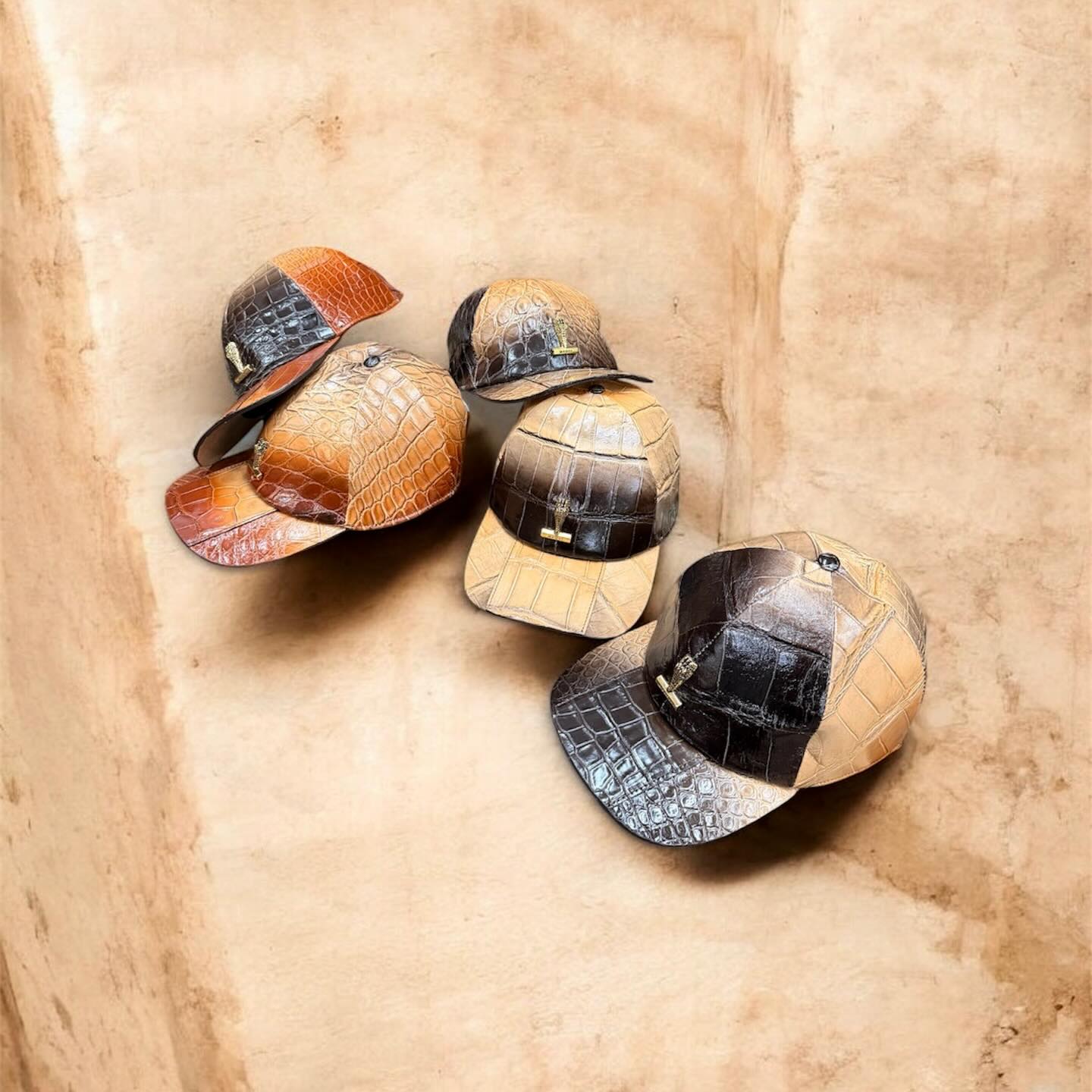 Mauri FC Multi Brown Alligator Hat