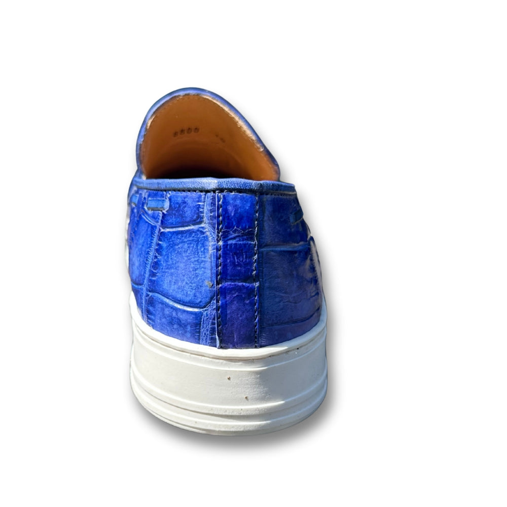Mauri 8800 Alligator Calf Hand Painted Sneakers - Cellini Uomo 