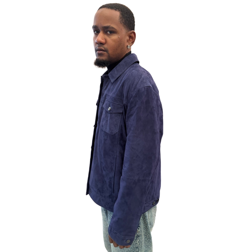 Torras 100% High-quality Goat Suede Jacket L82H501 - Cellini Uomo 