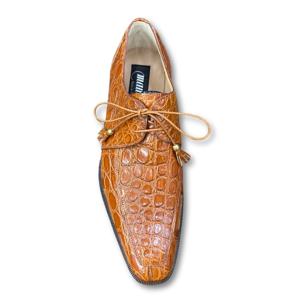 Mauri 4910 Alligator Lace Up Cognac / 8.5 Mauri 4910 Alligator Lace Up Cognac / 8.5