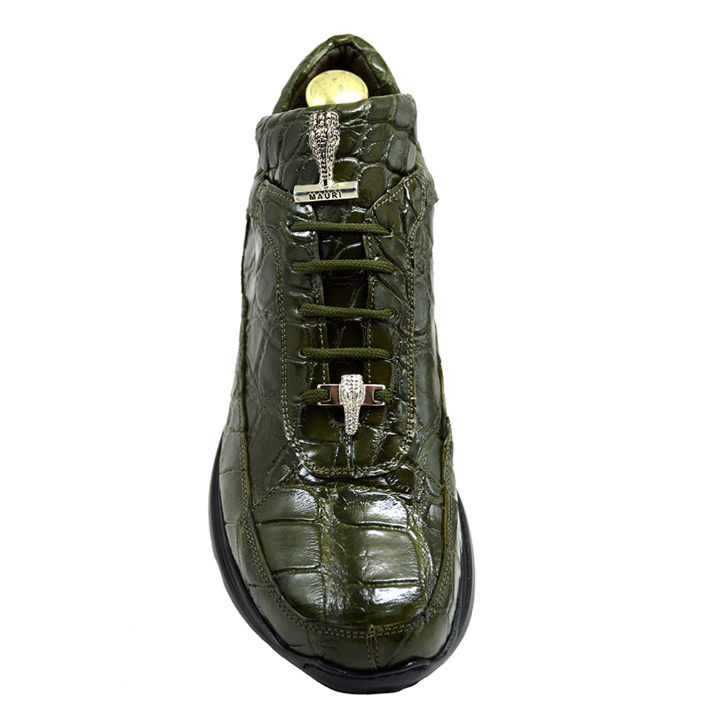 Mauri 8814 Alligator Casuals Olive Green Last Pair - Cellini Uomo 
