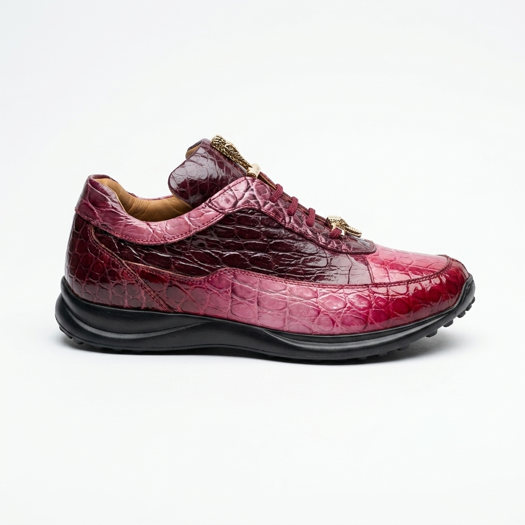 Mauri 8900 FC Multi Color Ruby Red Fade Sneaker - Women