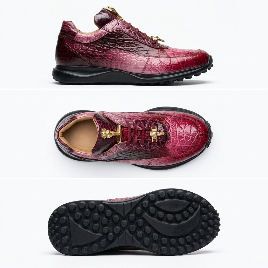 Mauri 8900 FC Multi Color Ruby Red Fade Sneaker - Women