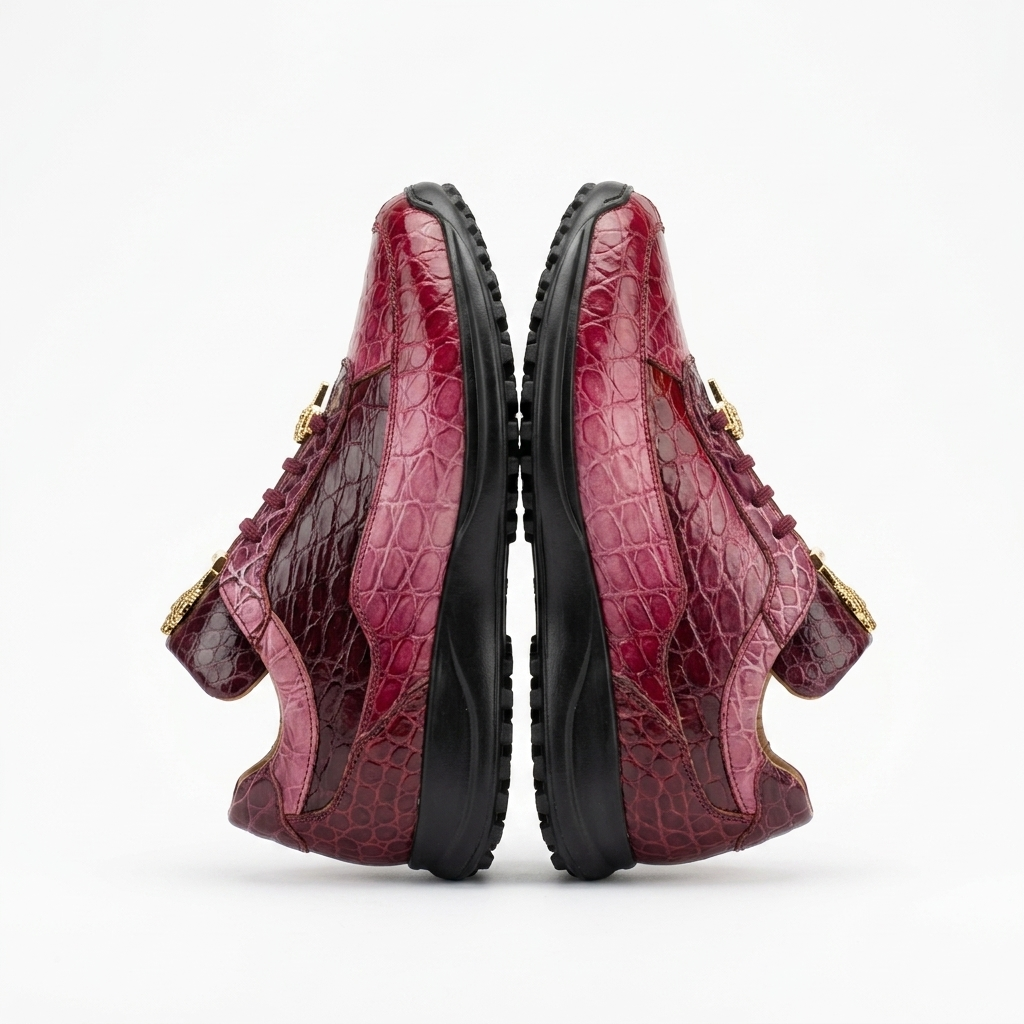 Mauri 8900 FC Multi Color Ruby Red Fade Sneaker - Women