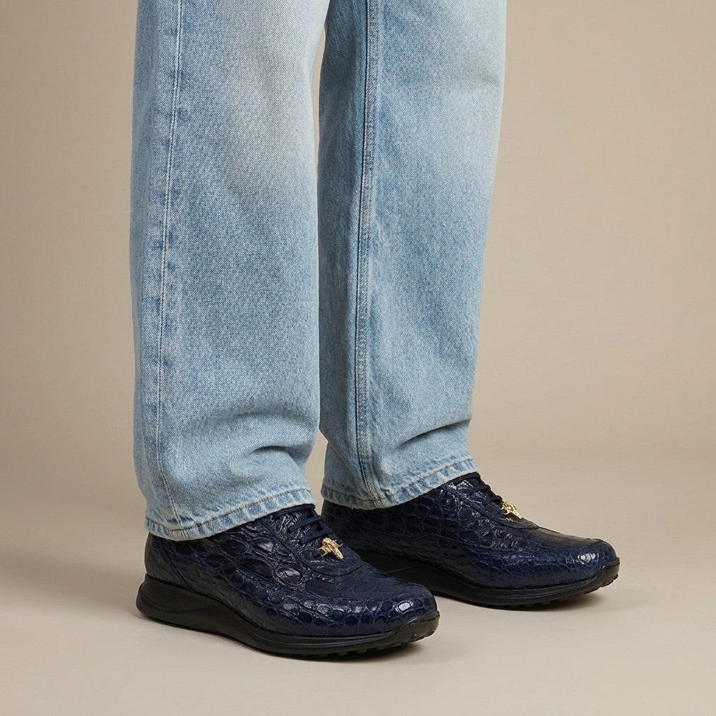 Mauri 8900 Alligator Sneakers | Cellini Uomo