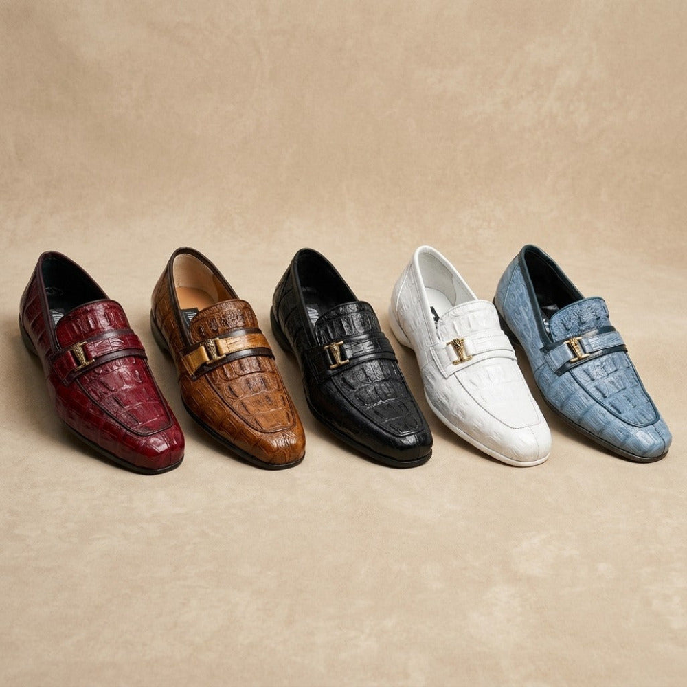Mauri 9200 Hornback Crocodile Loafer