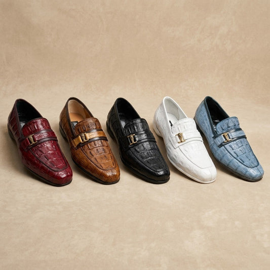 Mauri 9200 Hornback Crocodile Loafer