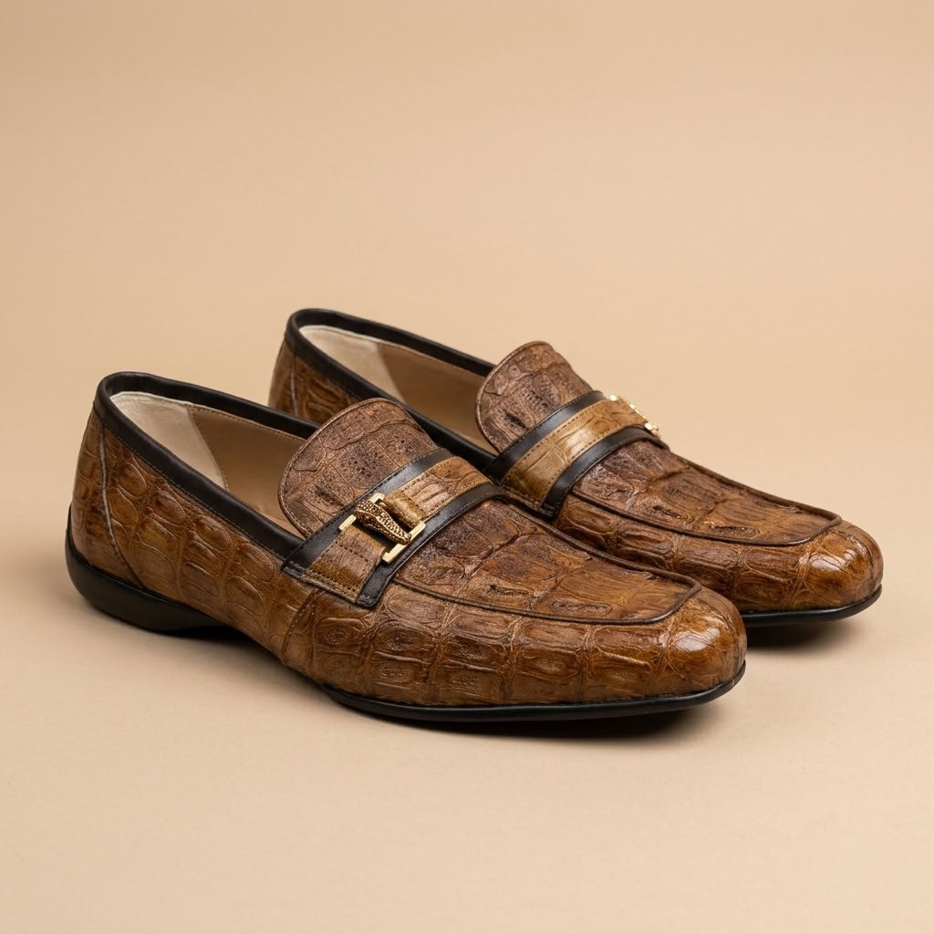 Mauri 9200 Hornback Crocodile Loafer