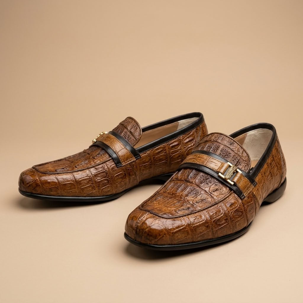 Mauri 9200 Hornback Crocodile Loafer
