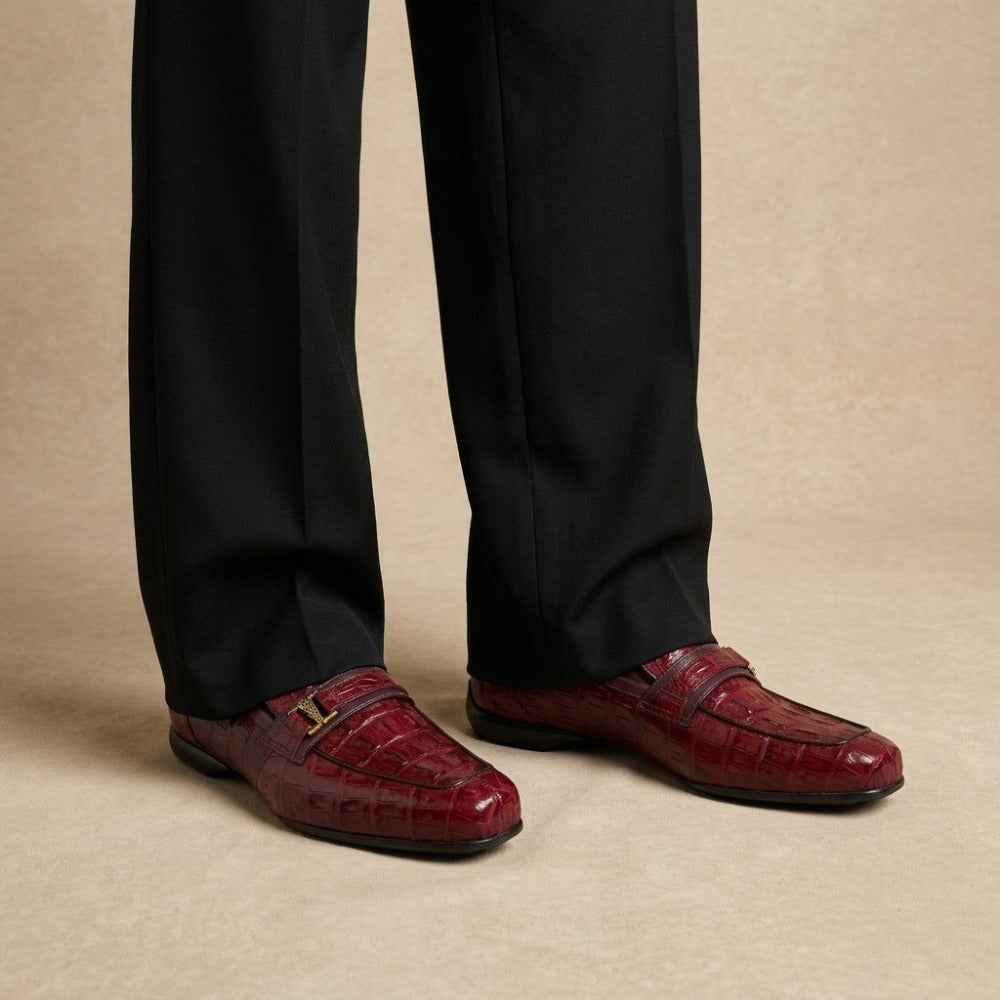 Mauri 9200 Hornback Crocodile Loafer