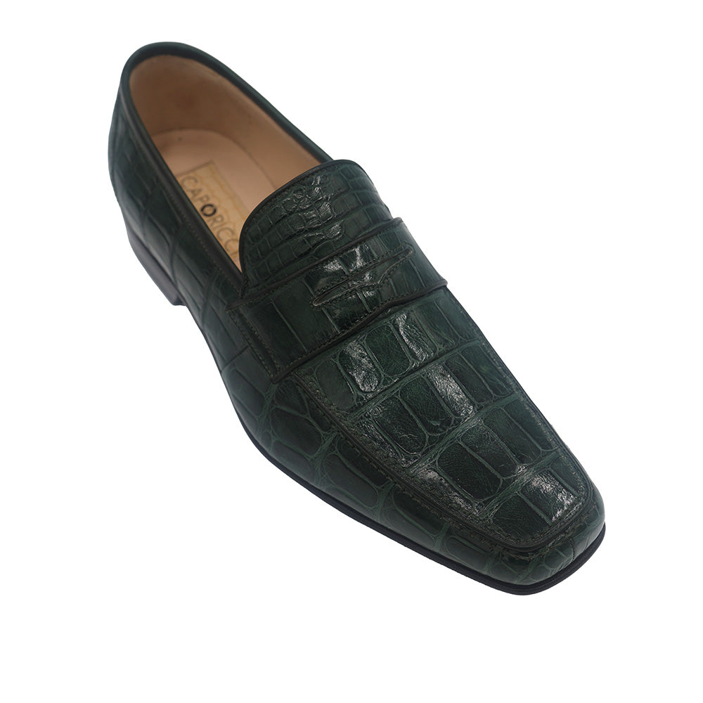 Caporicci 9961 Baby Alligator Loafer - Cellini Uomo 