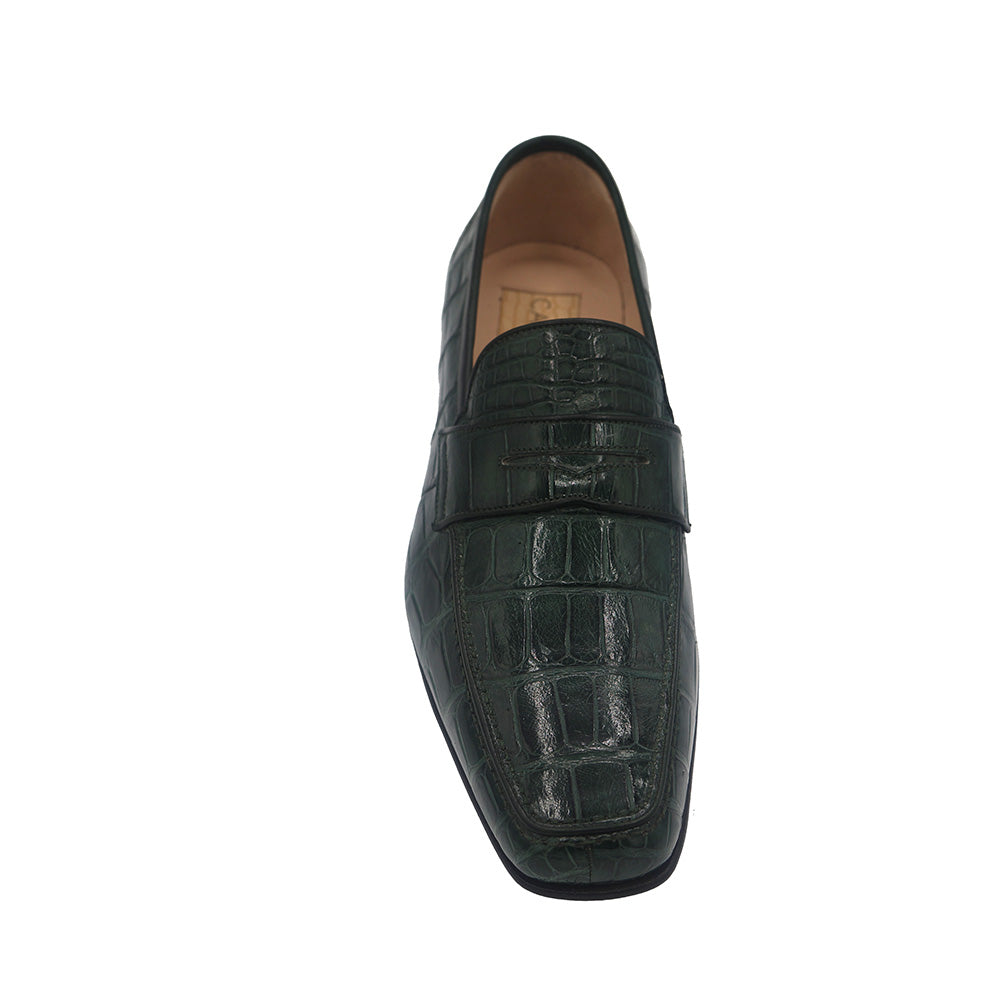 Caporicci 9961 Baby Alligator Loafer - Cellini Uomo 