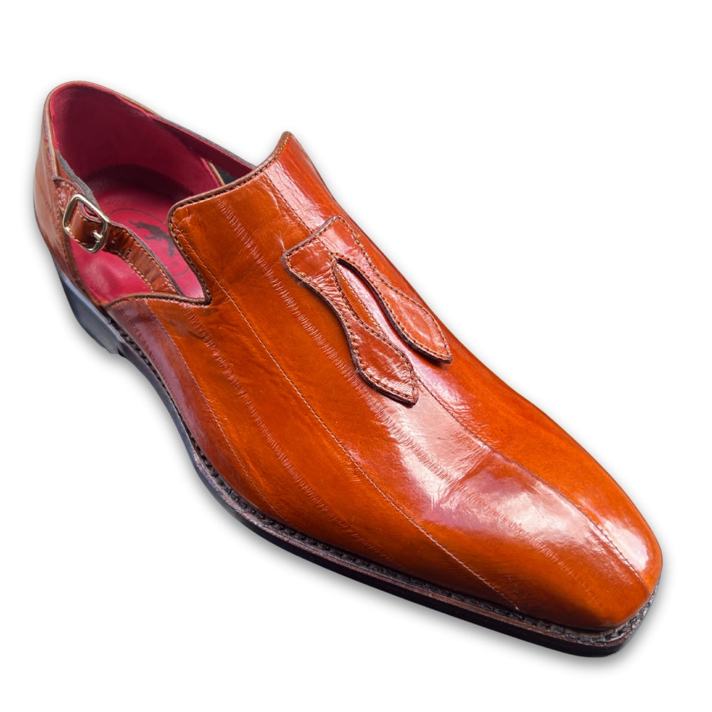 Sheriff Collection 2539-2002 Cognac Eel Loafer