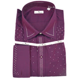 Andrea Bossi Studded Dress Shirt