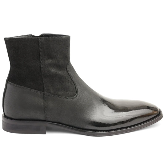 Bruno Magli Armando Black Ombre Zip Boot