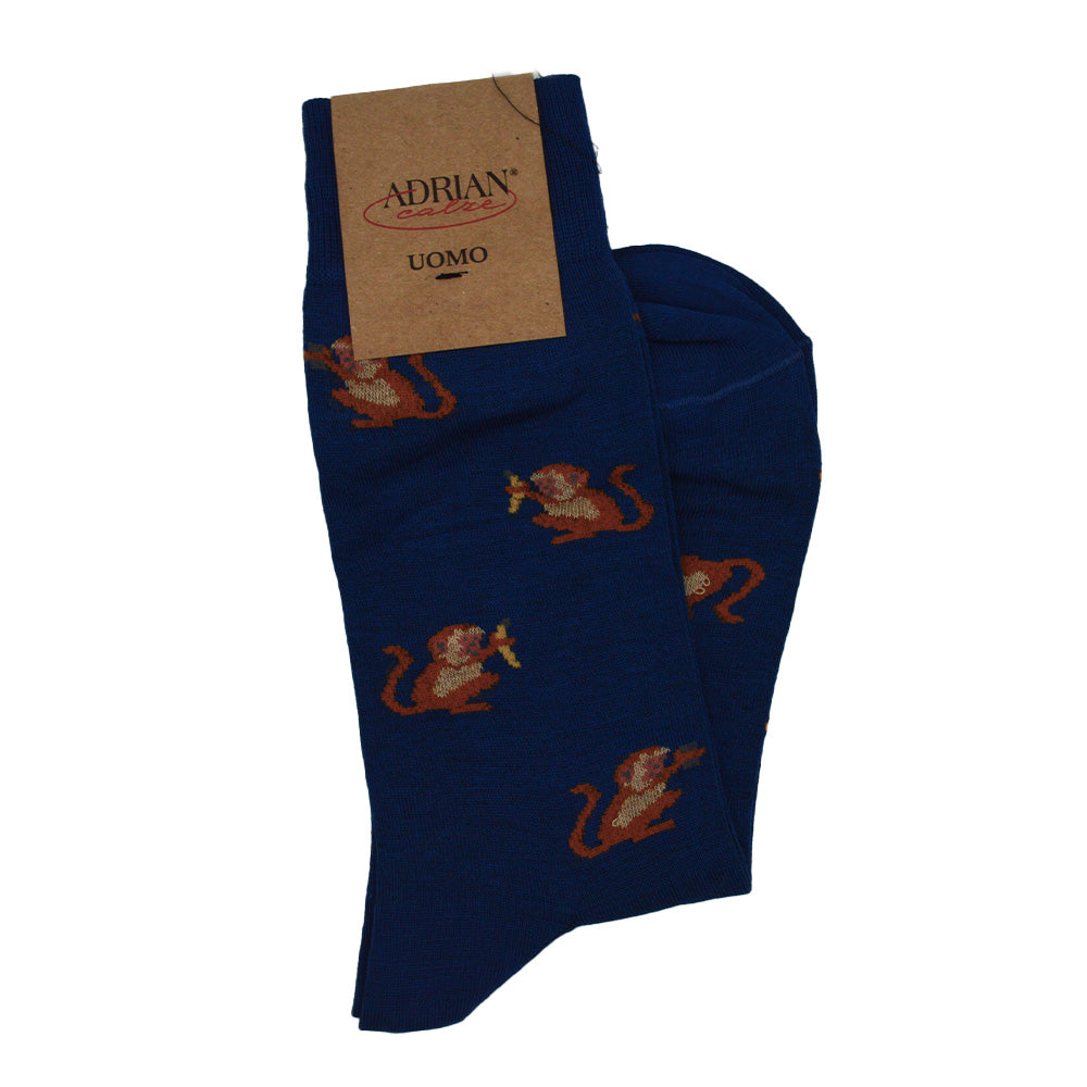 Men's Cotton Monkey Socks | Cellini Uomo