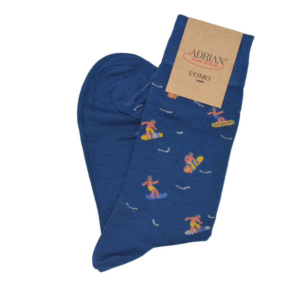 Men's Cotton Surfer Socks Cellini Uomo