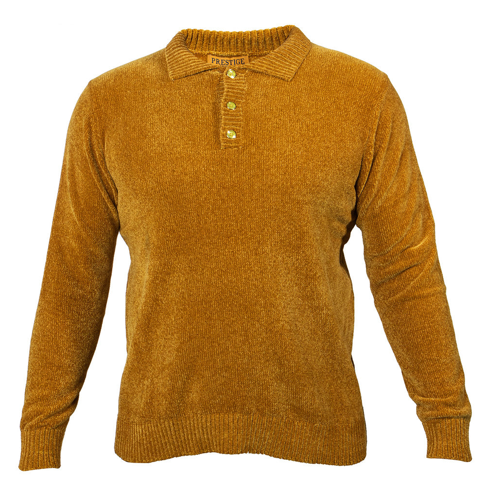Prestige Mustard Polo Sweater 190