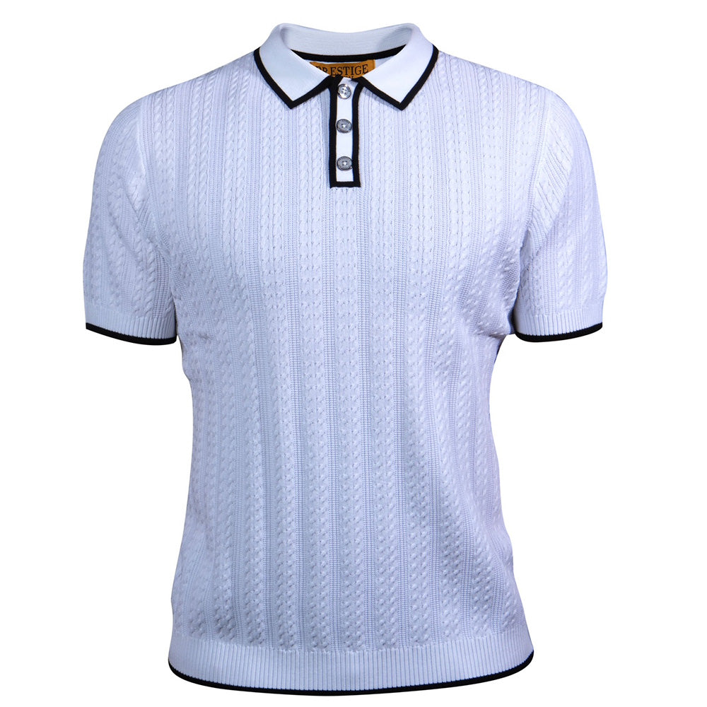 Prestige Trimmed Knit Polo 173t