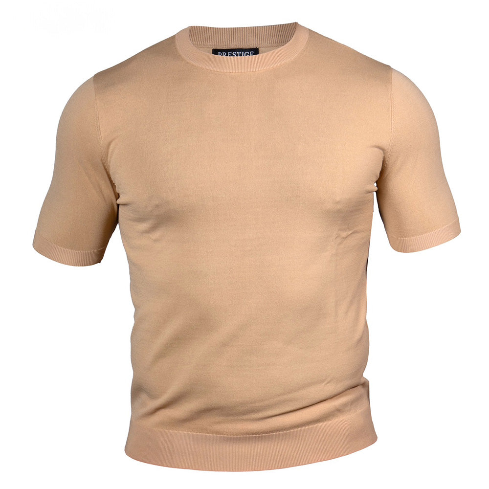Prestige Crew Neck Short Sleeve Shirt CMK-350 - Cellini Uomo 