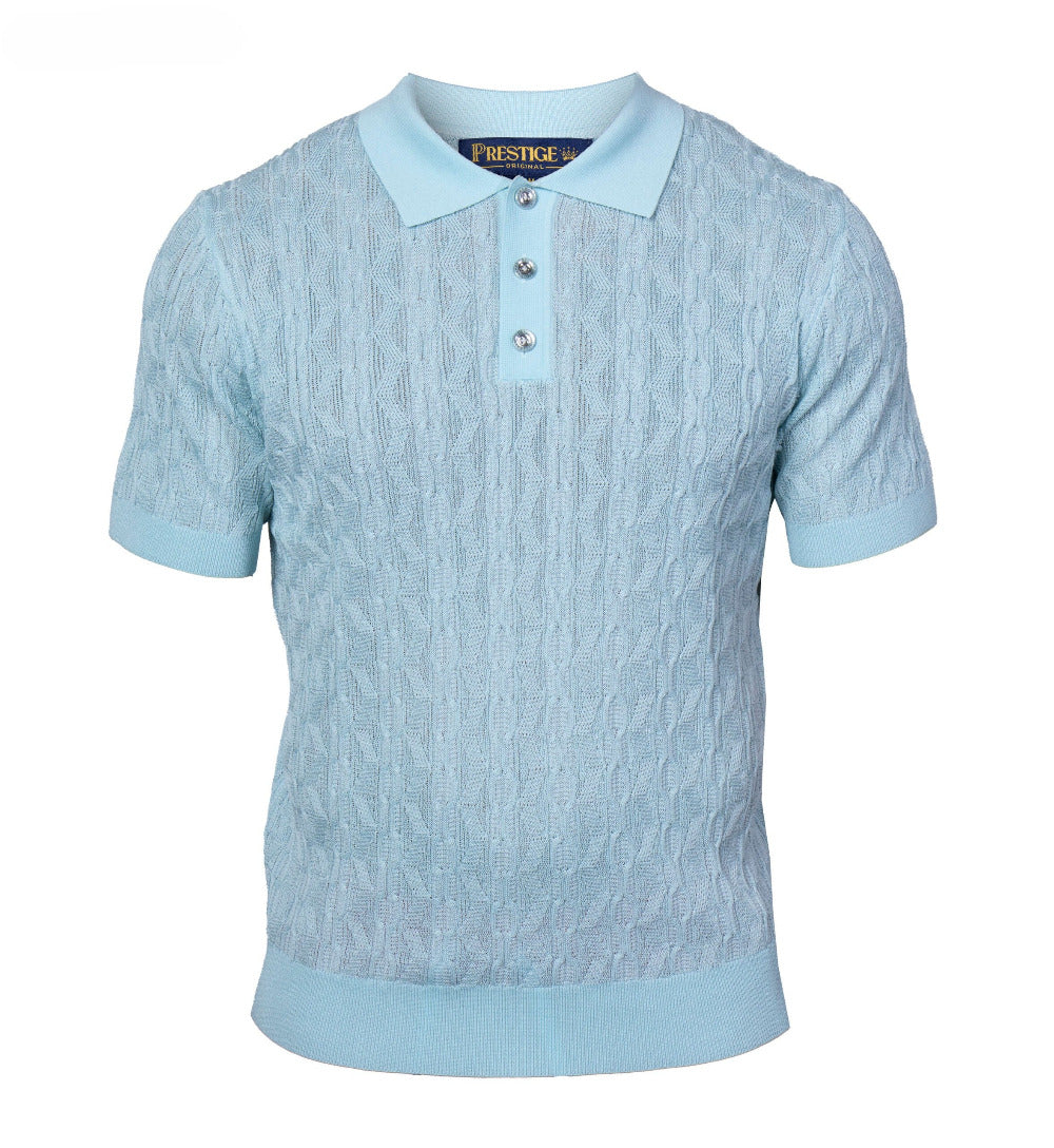 Prestige Knit Design Multi-Color Polo CMK 6001 - Cellini Uomo 