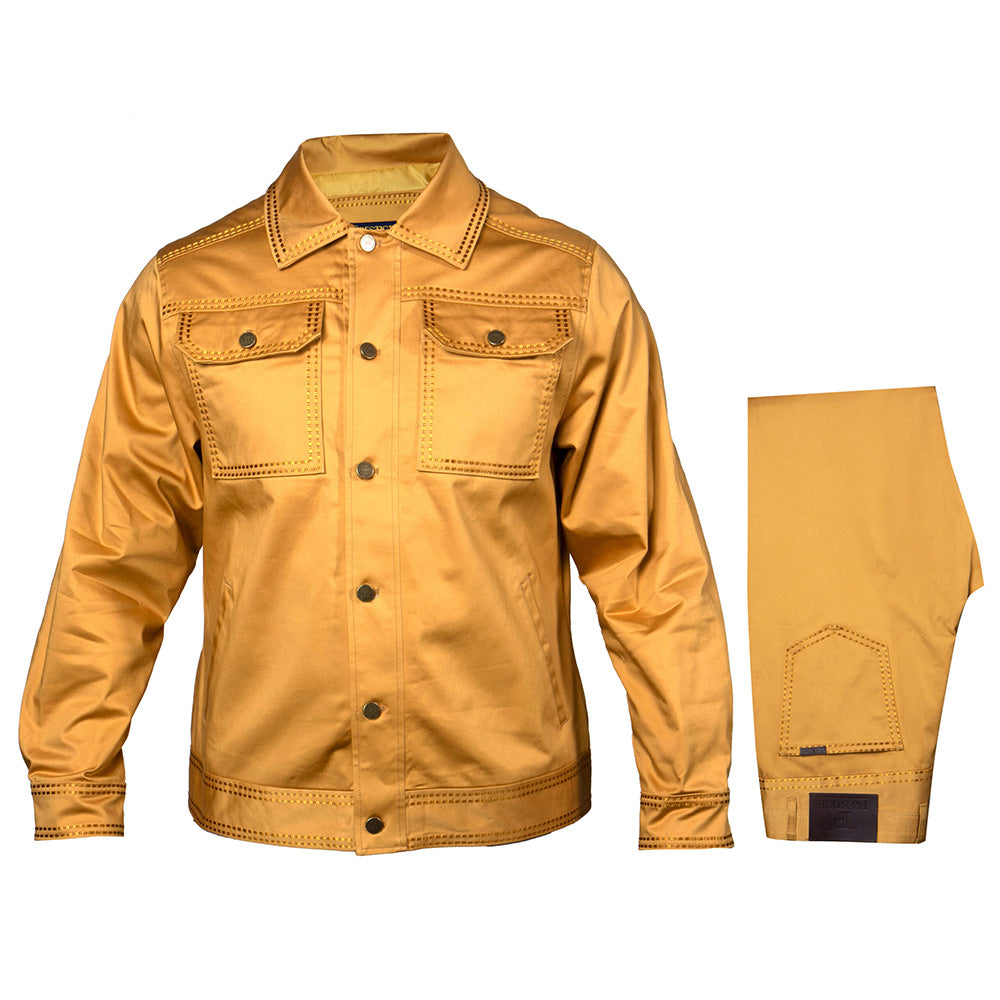 Prestige Denim COJ 300 v3 coat in maize color, stylish jacket with a modern fit and durable denim fabric.
