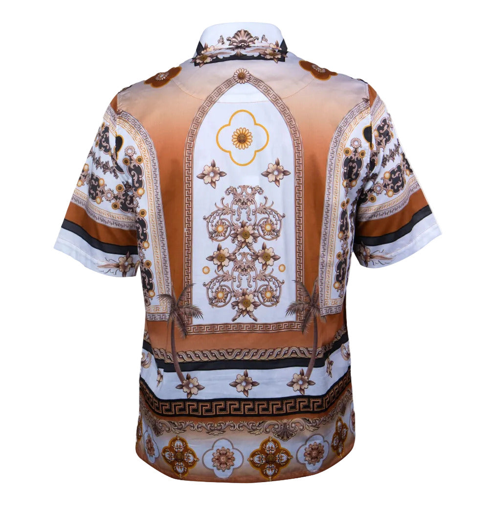 Gold Prestige Cotton Button Up Shirt 426, men's casual shirt with collar and buttons, displayed on a plain background.
