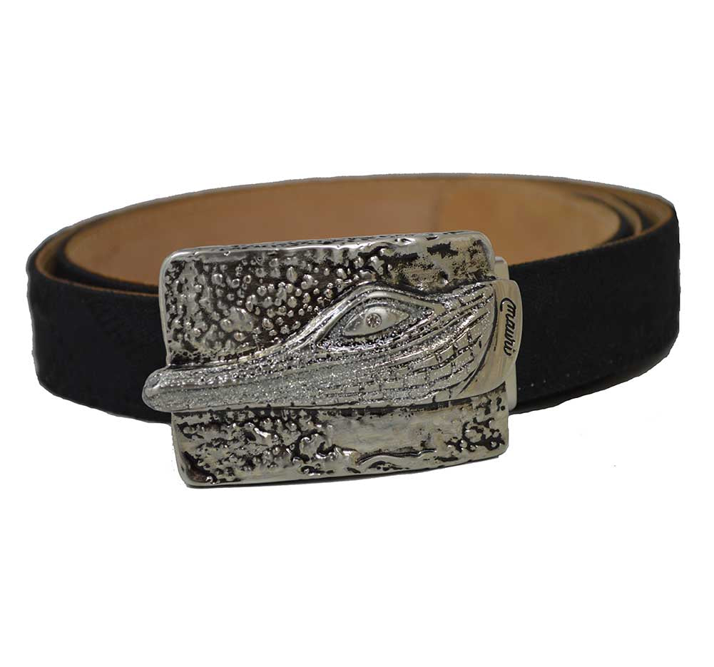 Mauri Silver Gator Face Buckle - Cellini Uomo 