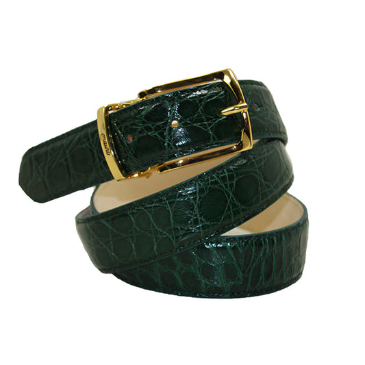 Mauri Green Alligator Belt