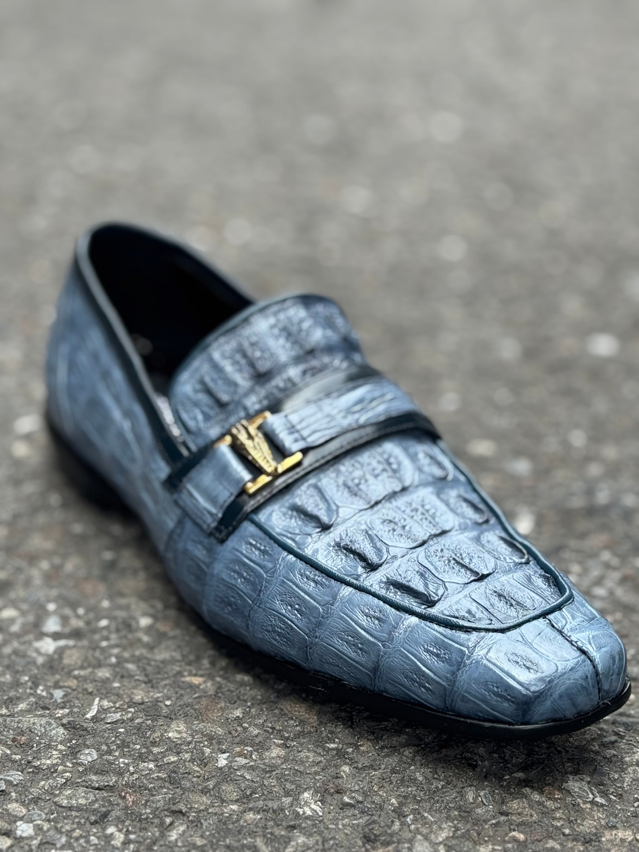 Mauri 9200 Hornback Crocodile Loafer - Cellini Uomo 
