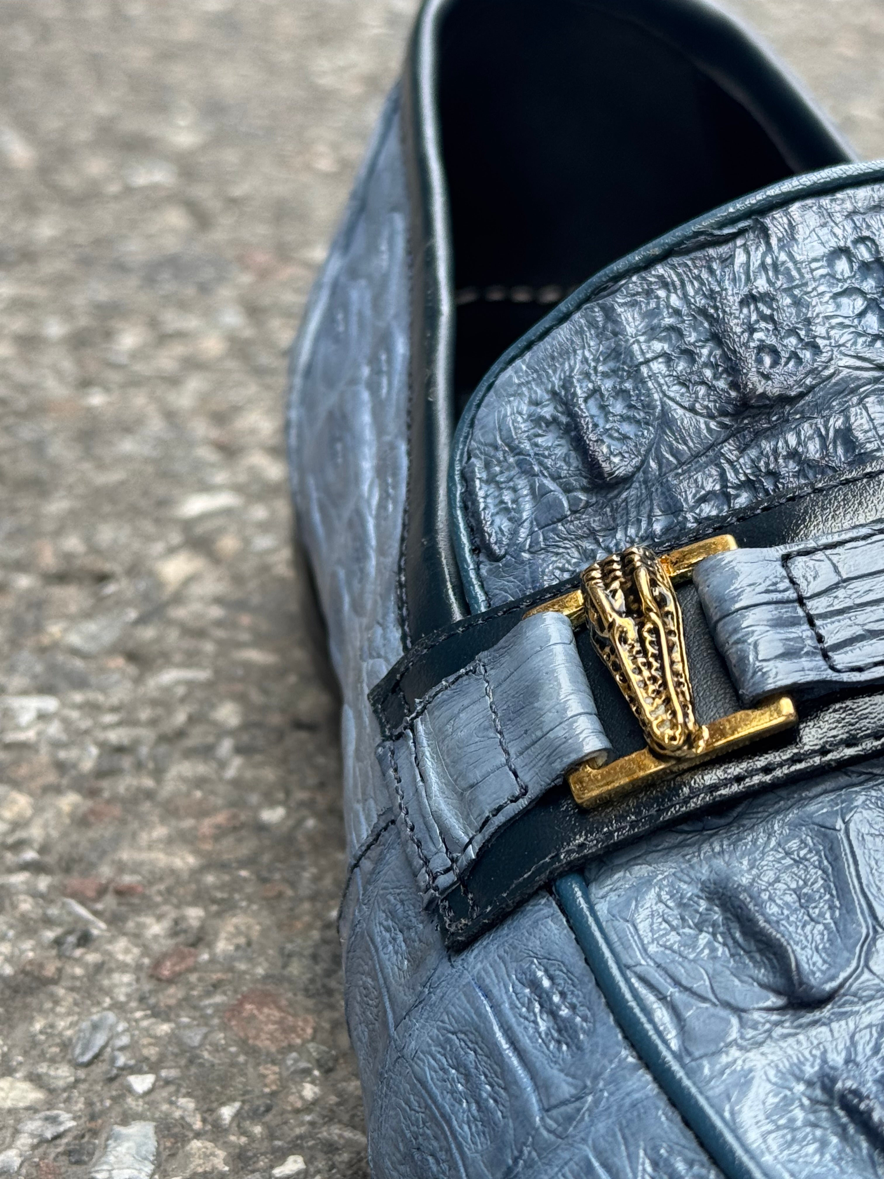 Mauri 9200 Hornback Crocodile Loafer - Cellini Uomo 