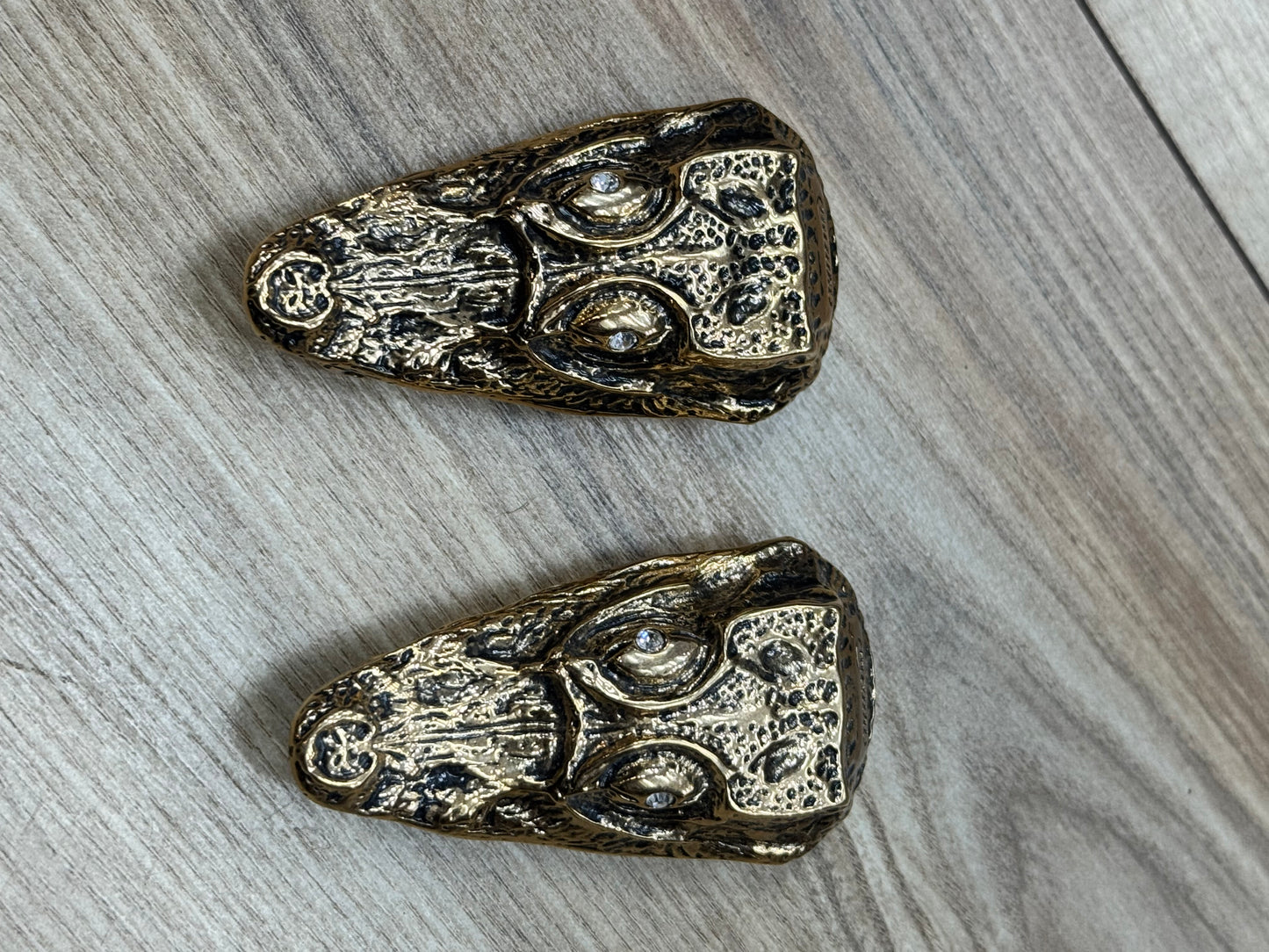 Mauri Alligator Head Half Jaw Lace Accessories - Cellini Uomo 