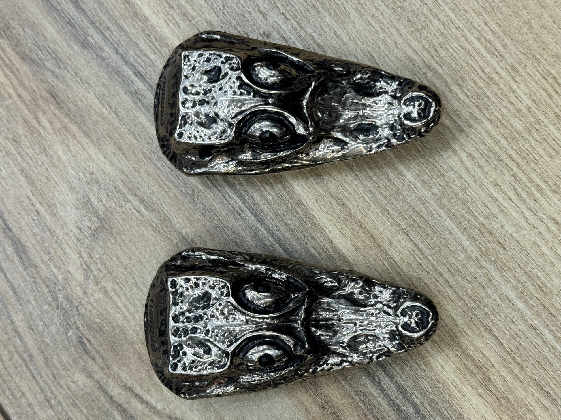 Mauri Alligator Head Half Jaw Lace Accessories - Cellini Uomo 