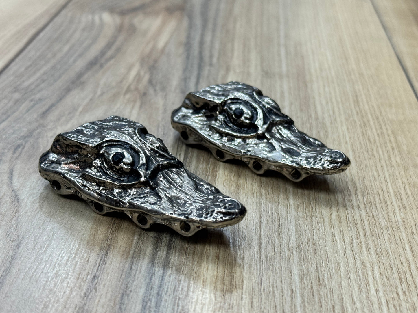 Mauri Alligator Head Half Jaw Lace Accessories - Cellini Uomo 
