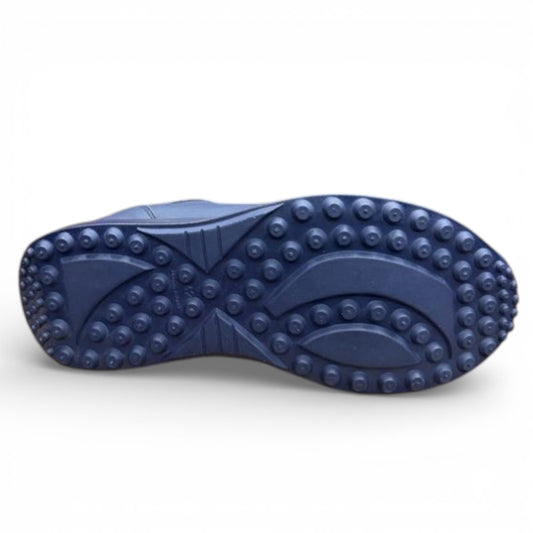 Mauri 8900 Navy Nappa Leather and Babay Crocodile Sneakers