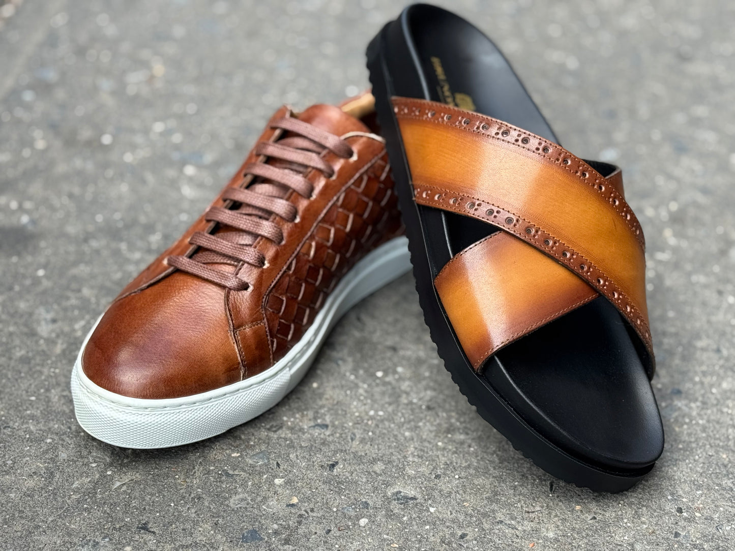 Bruno Magli Federico Leather Sandal