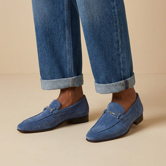 Donald Pliner JACKSON suede loafer showing a classic slip-on design with a sleek tan finish and comfortable loafers style.