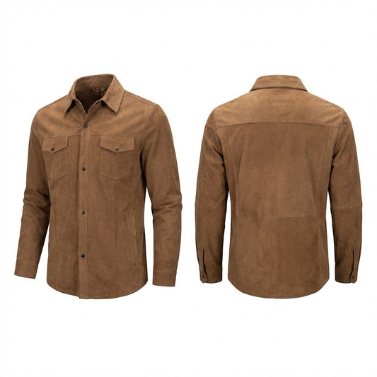Torras Biege Suede Shirt L89933 - Cellini Uomo 