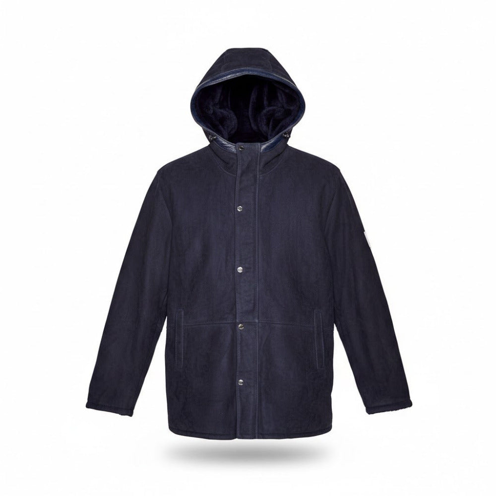 Torras Suede Shearling Coat L97507 - Cellini Uomo 