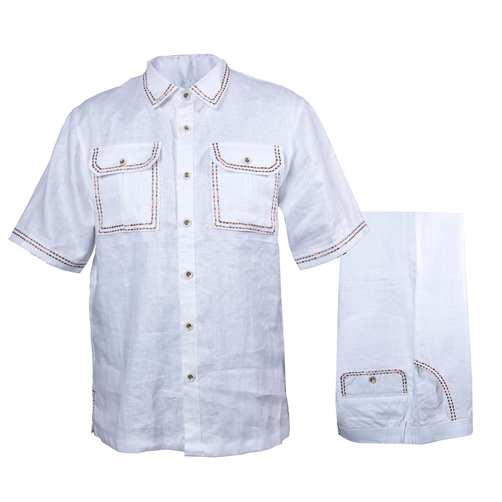 Prestige Linen Set LUX-530 | Elegant Spring/Summer Clothing