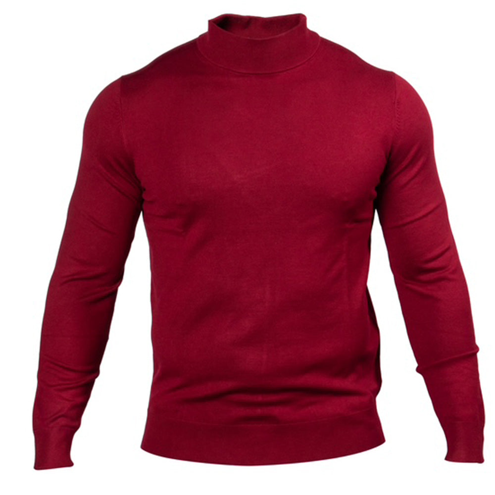Prestige Basics MCS-296 Mock Neck Sweater - Cellini Uomo 