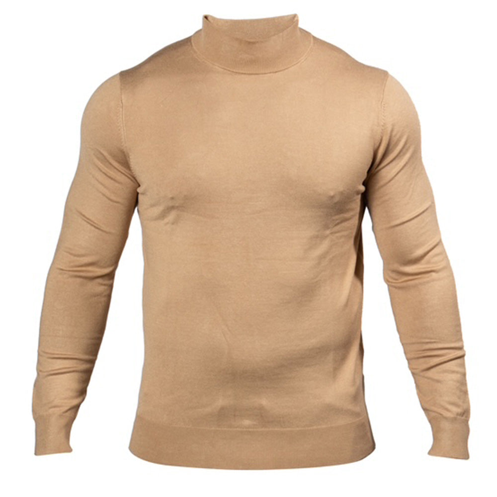 Prestige Basics MCS-296 Mock Neck Sweater - Cellini Uomo 